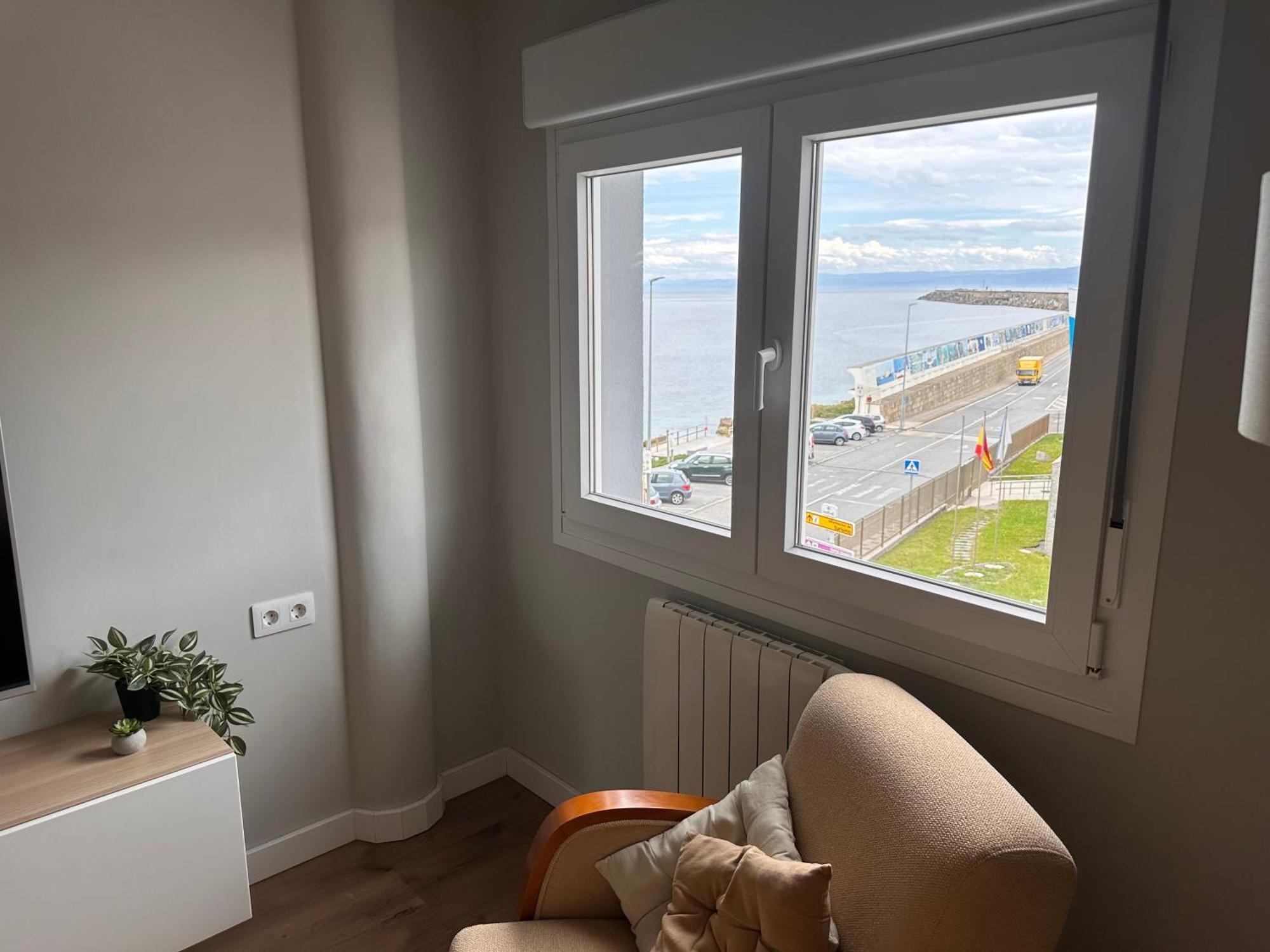 Apartamento Piso A Pie De Playa Burela Exterior foto